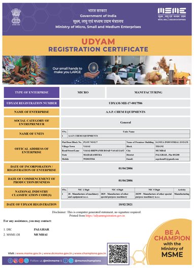 Asp Udyam Reg Certificate